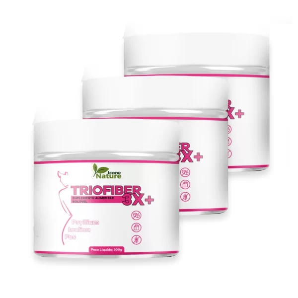 Suplemento Alimentar Icone Nature TrioFiber 3X+ 180 Cápsulas